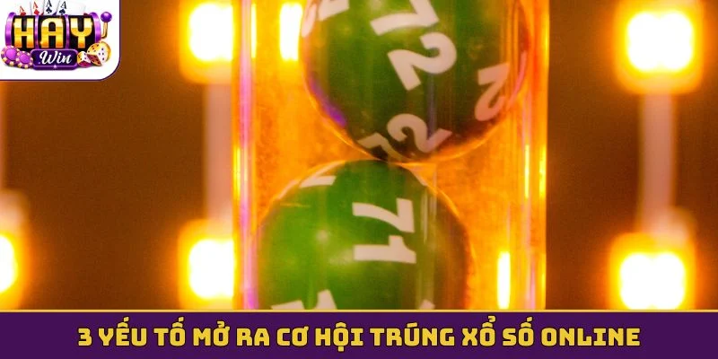 3 yếu tố mở ra cơ hội trúng xổ số online