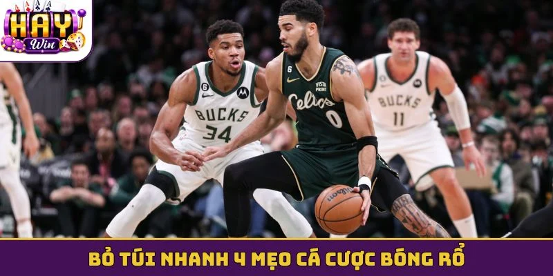 Bỏ túi nhanh 4 mẹo cá cược bóng rổ