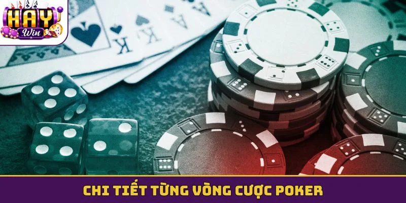 Chi tiết từng vòng cược Poker