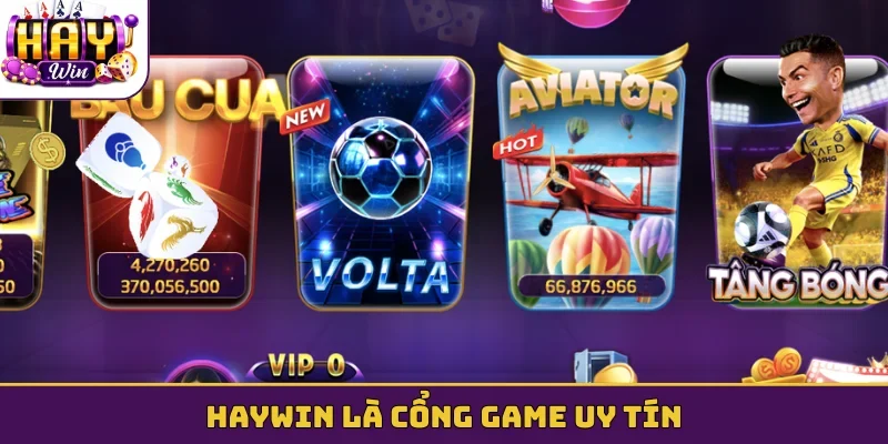 HAYWIN là cổng game uy tín