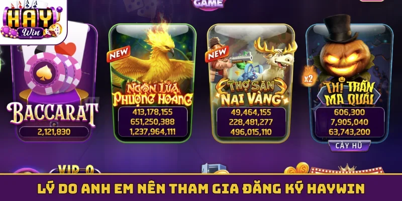Lý do anh em nên tham gia đăng ký Haywin