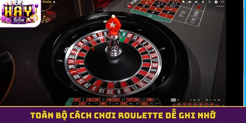 Toàn bộ cách chơi Roulette dễ ghi nhớ