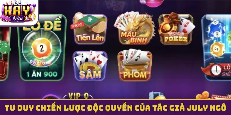 Tư duy chiến lược độc quyền của tác giả July Ngô